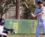 創薬学領域 ソフトボール & 講演会 & 懇親会
平野先生、野村先生、西山助教、金本博士の栄転を祝して