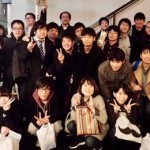 追い出しコンパ!
卒業生の森田くん、後藤さん、永井くんが駆けつけてくれました