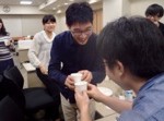田口助教 歓迎会!OBの森田くんが駆けつけてくれました!