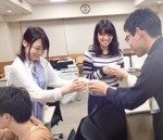 田口助教 歓迎会!OBの森田くんが駆けつけてくれました!