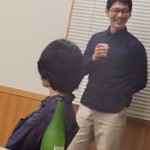 田口助教 歓迎会!OBの森田くんが駆けつけてくれました!